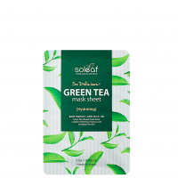 Soleaf So Delicious Green Tea Mask Sheet - Soleaf маска для лица с зеленым чаем