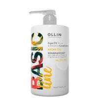 Ollin Basic Line Argana Oil Conditioner - Ollin кондиционер для сияния и блеска волос с аргановым маслом